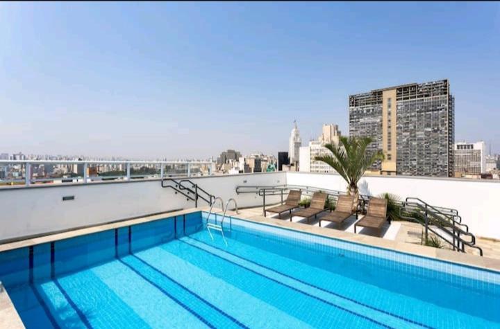 Studio Flex Com Garagem E Piscina No Centro De Sp Sao Paulo Exterior foto