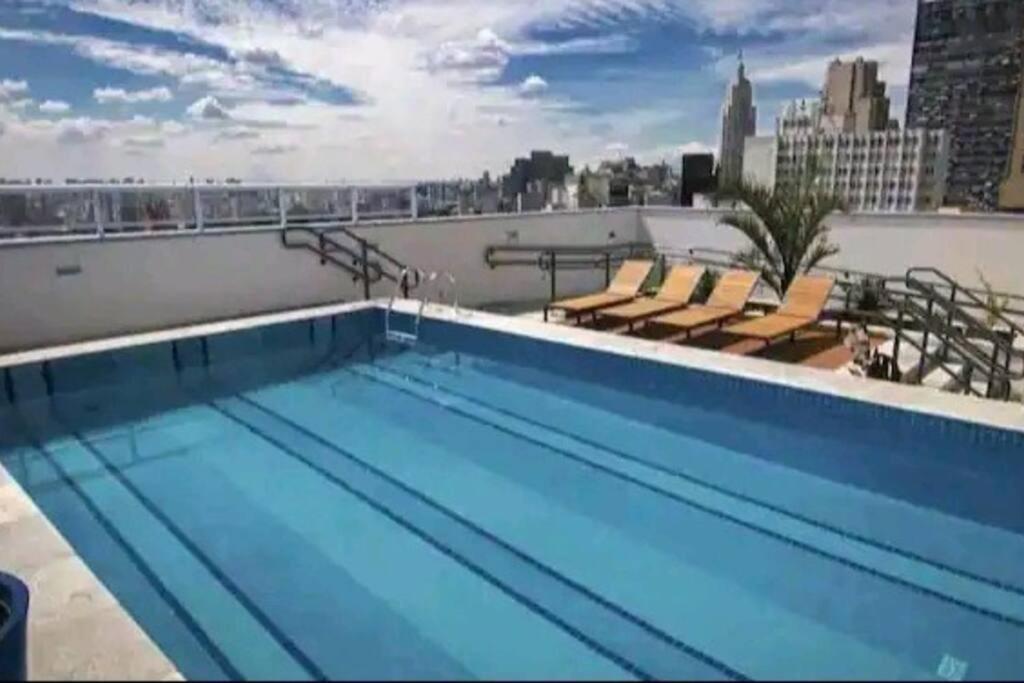 Studio Flex Com Garagem E Piscina No Centro De Sp Sao Paulo Exterior foto